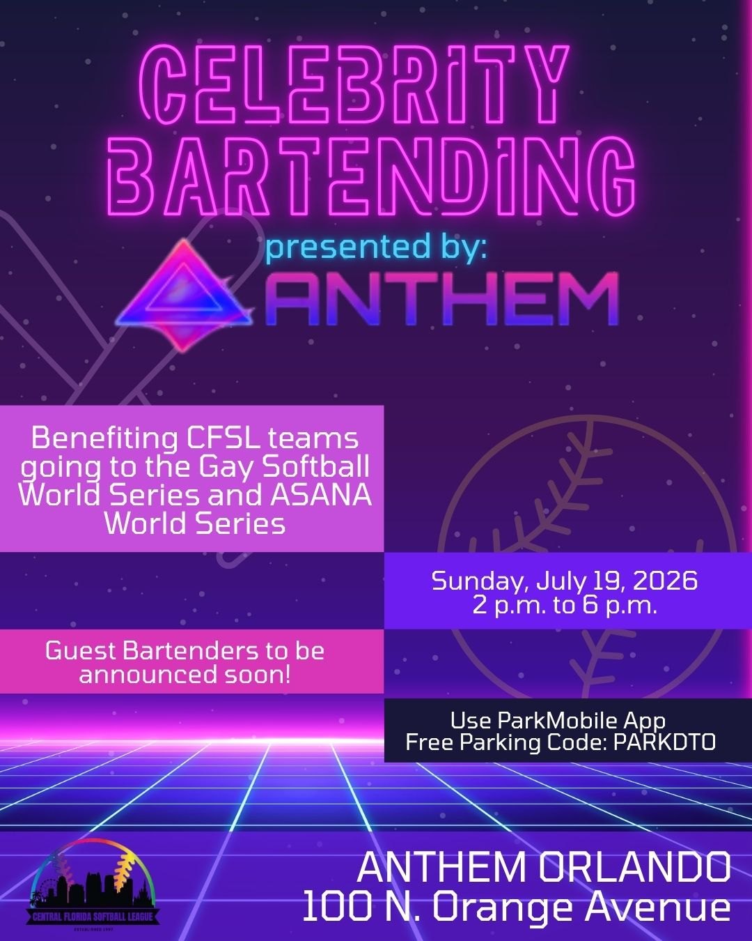 Celebrity Bartending for CFSL and ASANA Benefit