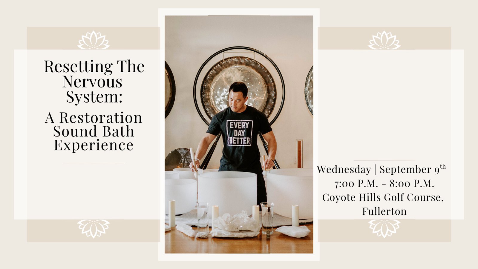 Resetting the Nervous System: A Restoration Sound Bath Experience
