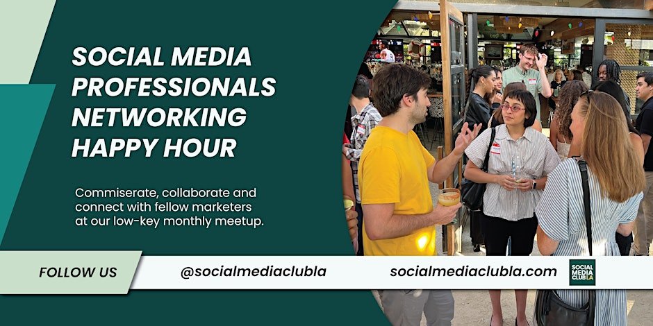 Social Media Professionals Networking Happy Hour