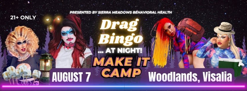 Drag Bingo... At Night: Make It Camp Edition