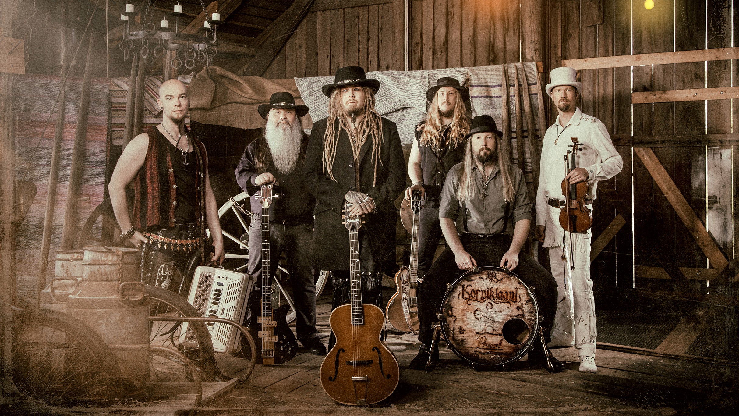 Korpiklaani with Crimson Shadows & Mongol