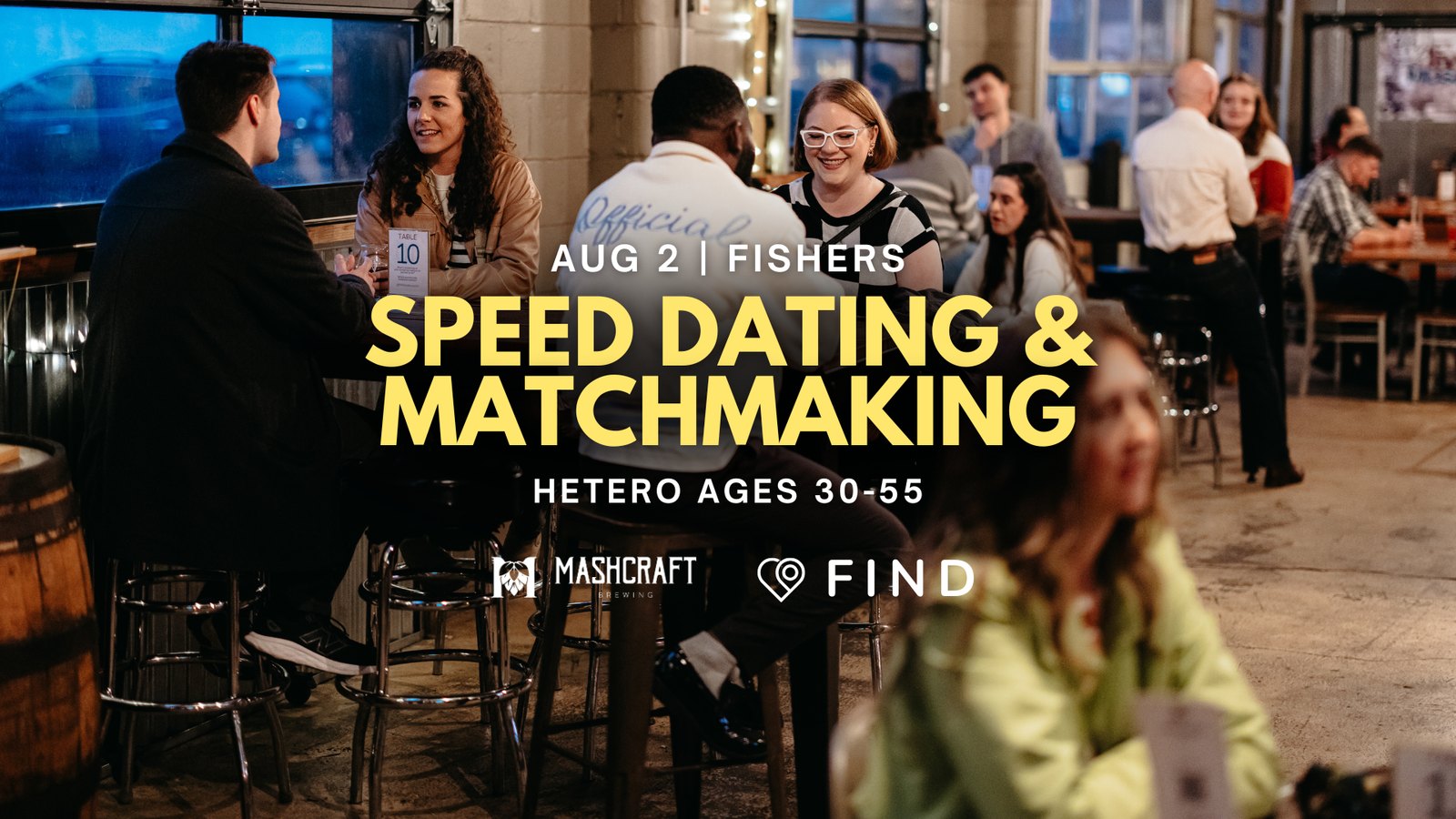 Speed Dating for Singles Ages 30-55 - Fishers