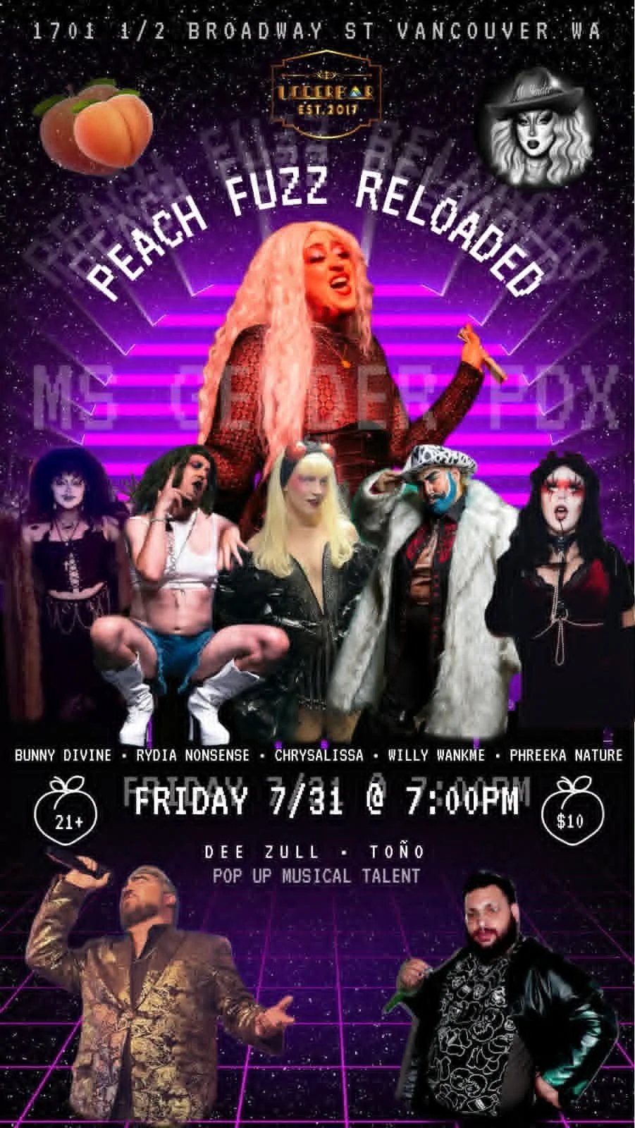 Peach Fuzz Drag Show