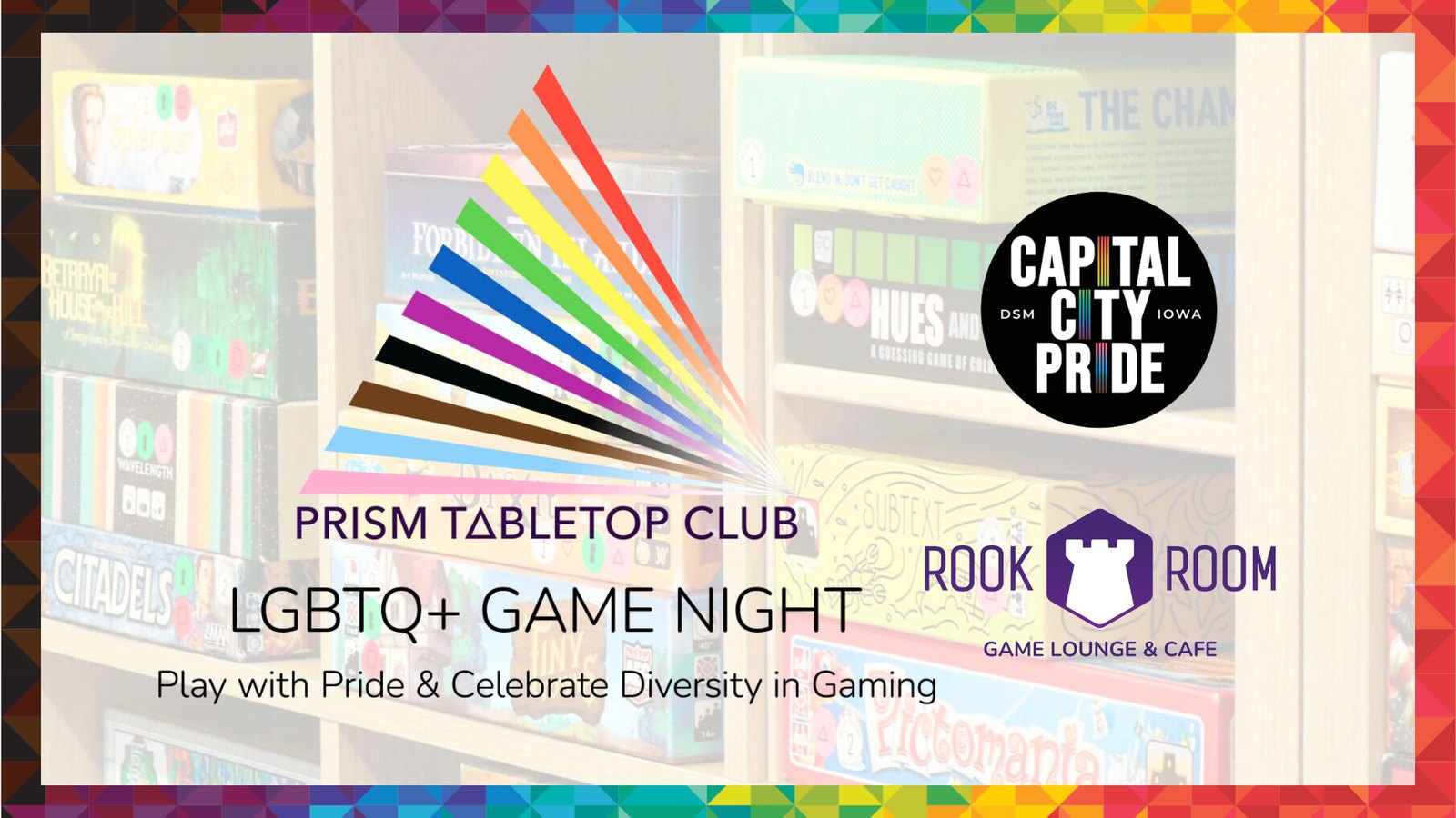 Prism Tabletop Club LGBTQ+ Game Night