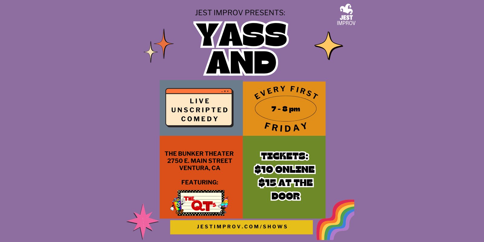 Yass And!: QTeez Improv Comedy Show