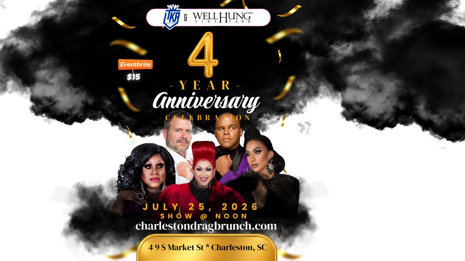 Charleston Drag Brunch: 4 Year Anniversary Party