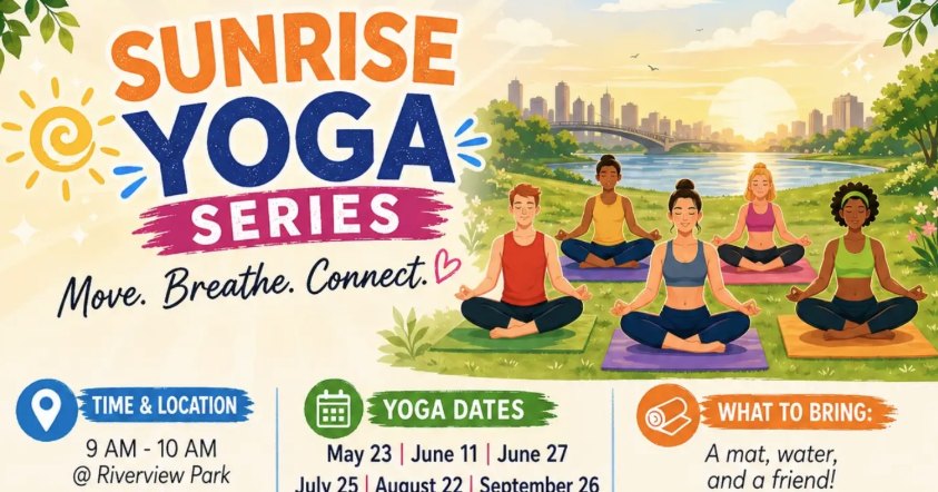 Sunrise Yoga Series at Riverview Park
