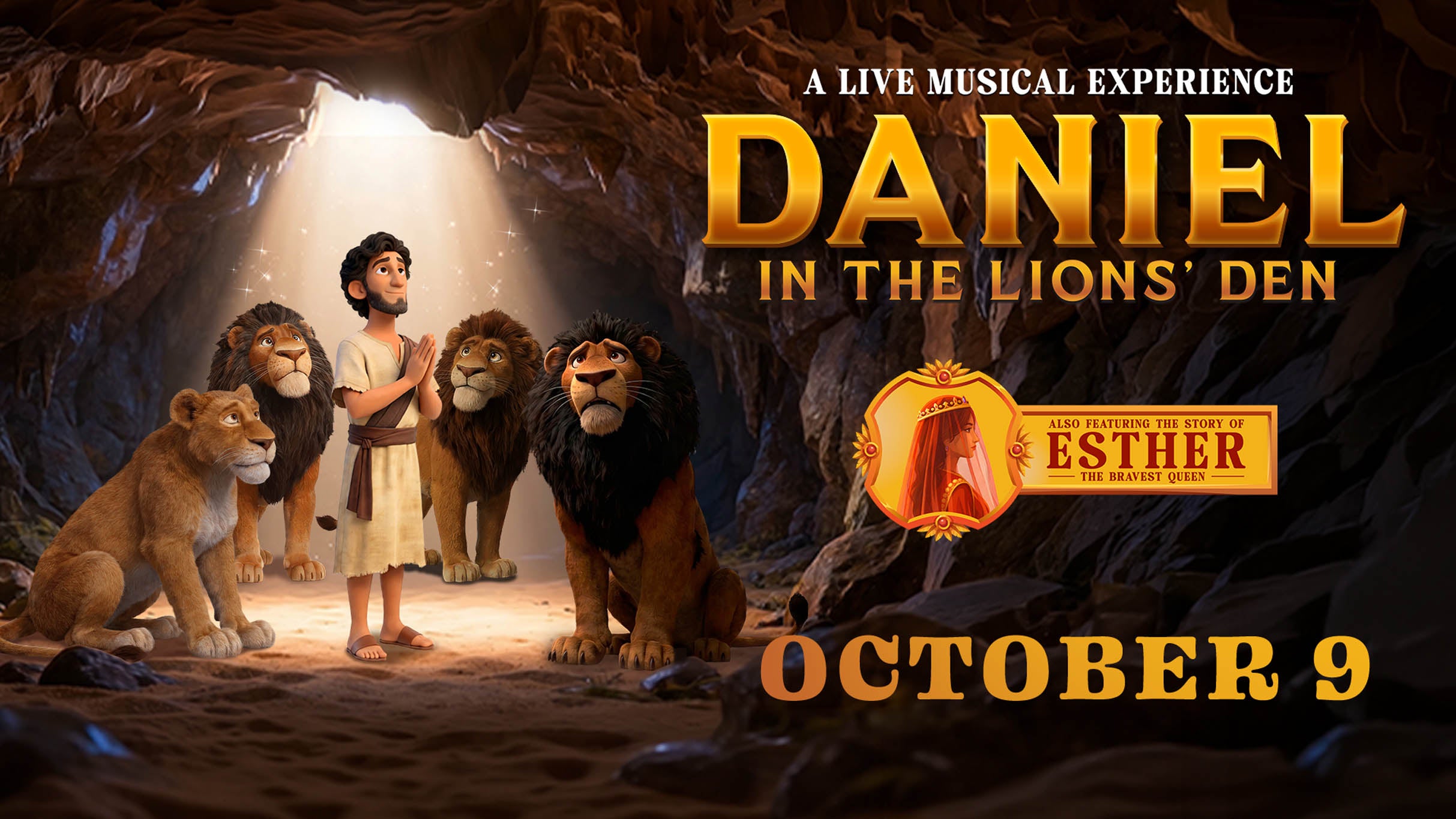 Daniel in The Lions' Den Featuring Esther: The Bravest Queen